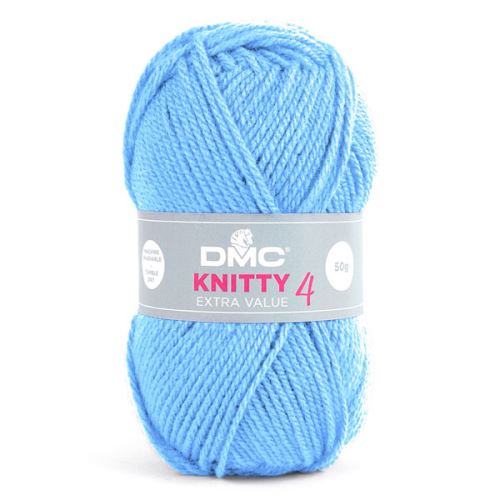 Priadza KNITTY 4 50g, svetlo modrá - odtieň 960