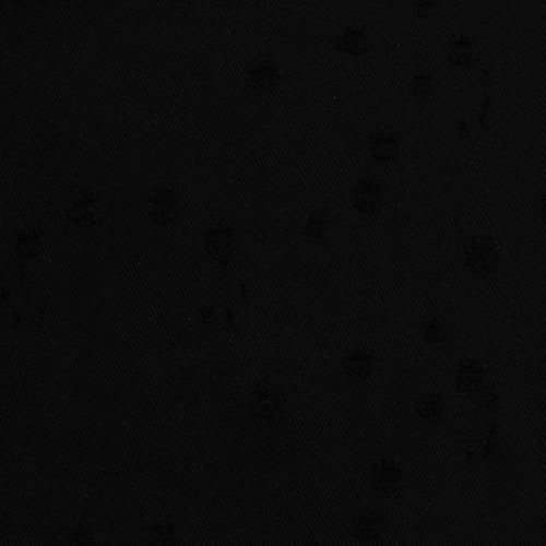 Denim čierny, menšie diery, š.140