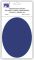 Nažehľovacie záplaty ovál námornícka modrá, 14,5x10,6 cm, 2ks