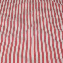 Košilovina 18066, červeno-bílý pruh, š.145