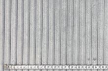 Minky manšestr stříbřitě šedý, š.140