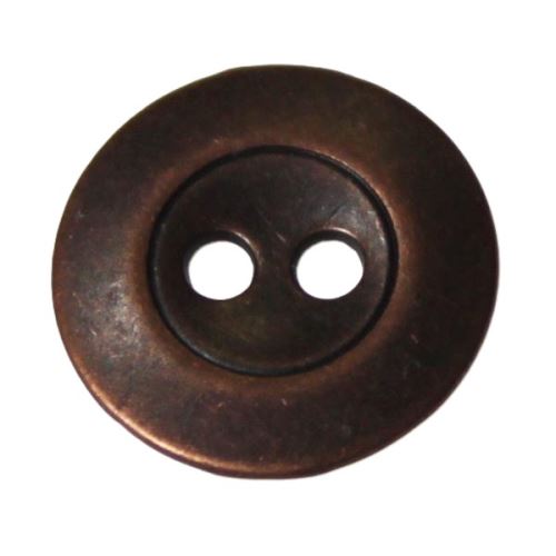 Knoflík bronzový K24-4, průměr 15 mm.