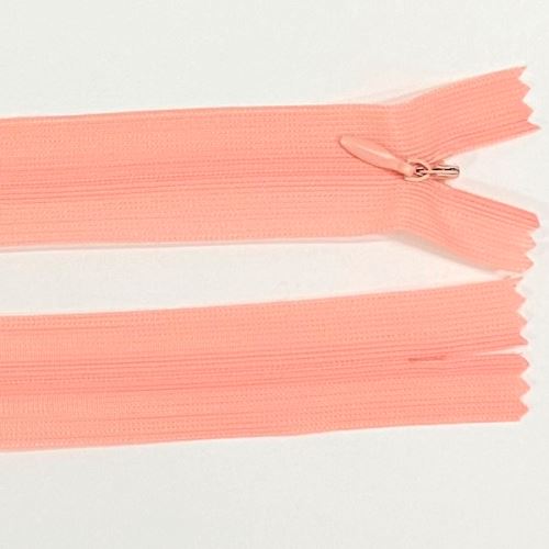 Zip skrytý šatový 3mm dĺžka 40cm, farba 612