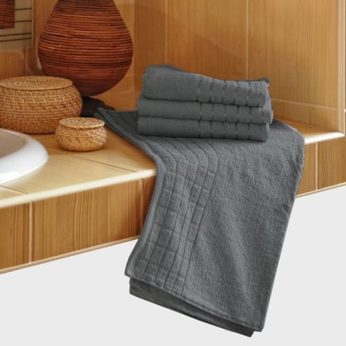 Uterák BAMBUS, tmavo šedý, 600g/m2, 50x100cm