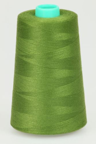 Nit KORALLI polyesterová 120, 5000Y, odstín 6390, zelená
