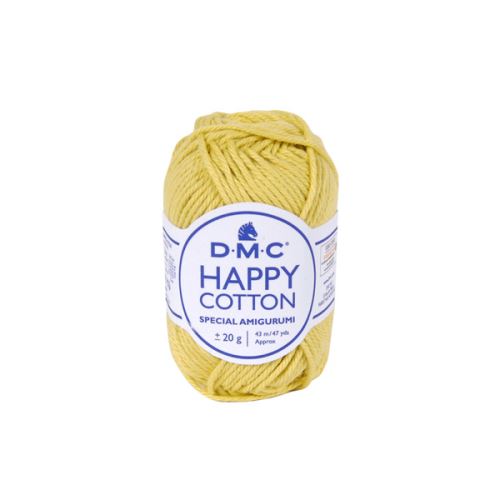 Priadza HAPPY COTTON 20g, žltá - odtieň 771