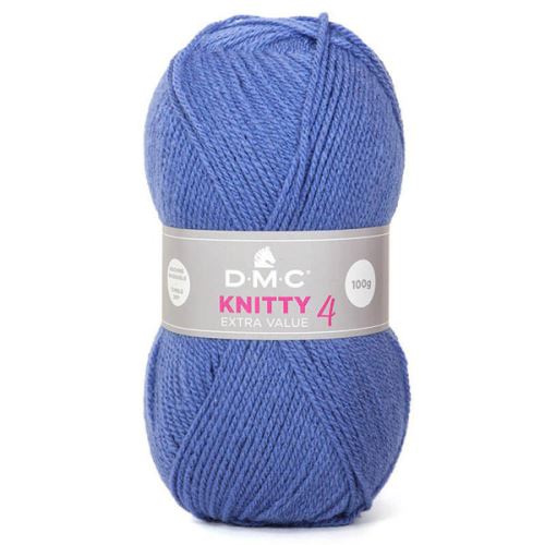 Priadza Knitti 4 100g, modrá - odtieň 667