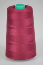 Nit KORALLI polyesterová 120, 5000Y, odstín 2660, červená-fialová