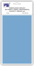 Klasická nažehlovací záplata světle modrá, 43x20 cm, 1ks