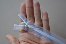 Zips transparentný skrytý, dĺžka 60cm, biely (1)