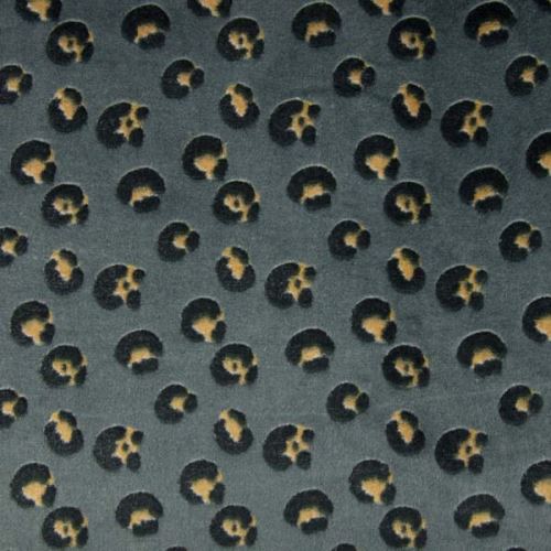 Fleece šedý, okrovo-šedý zvířecí vzor, š.145
