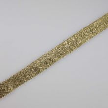 Stuha lurexové zlatá, šírka 15mm