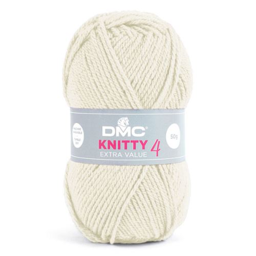 Priadza KNITTY 4 50g, smotanová - odtieň 812