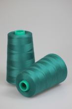 Nit KORALLI polyesterová 120, 5000Y, odstín 6550, modrá-zelená