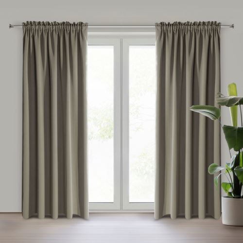 Zatemňovací záves 135 x 270 cm - taupe