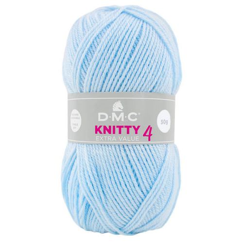 Priadza KNITTY 4 50g, svetlo modrá - odtieň 854