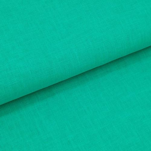 Ľan sea green 22675, predpraný, 250g/m, š.140