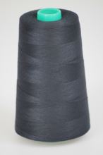 Nit KORALLI polyesterová 120, 5000Y, odstín 5695, černá-modrá