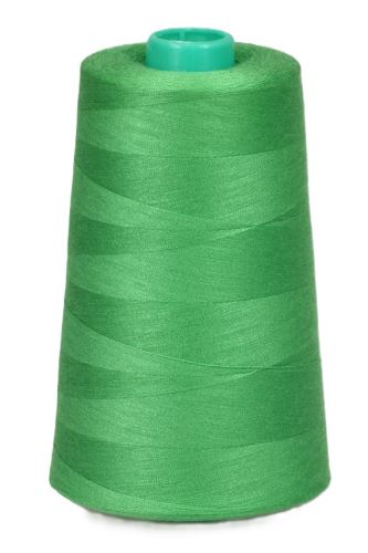 Niť KORALLI polyesterová 120, 5000Y, odtieň 6335, zelená