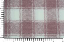 Kabátovina růžovo-bílé káro, š.150 (4)